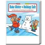 CS0510B Make Winter & Holidays Safe Coloring and Activity Book Blank No Imprint